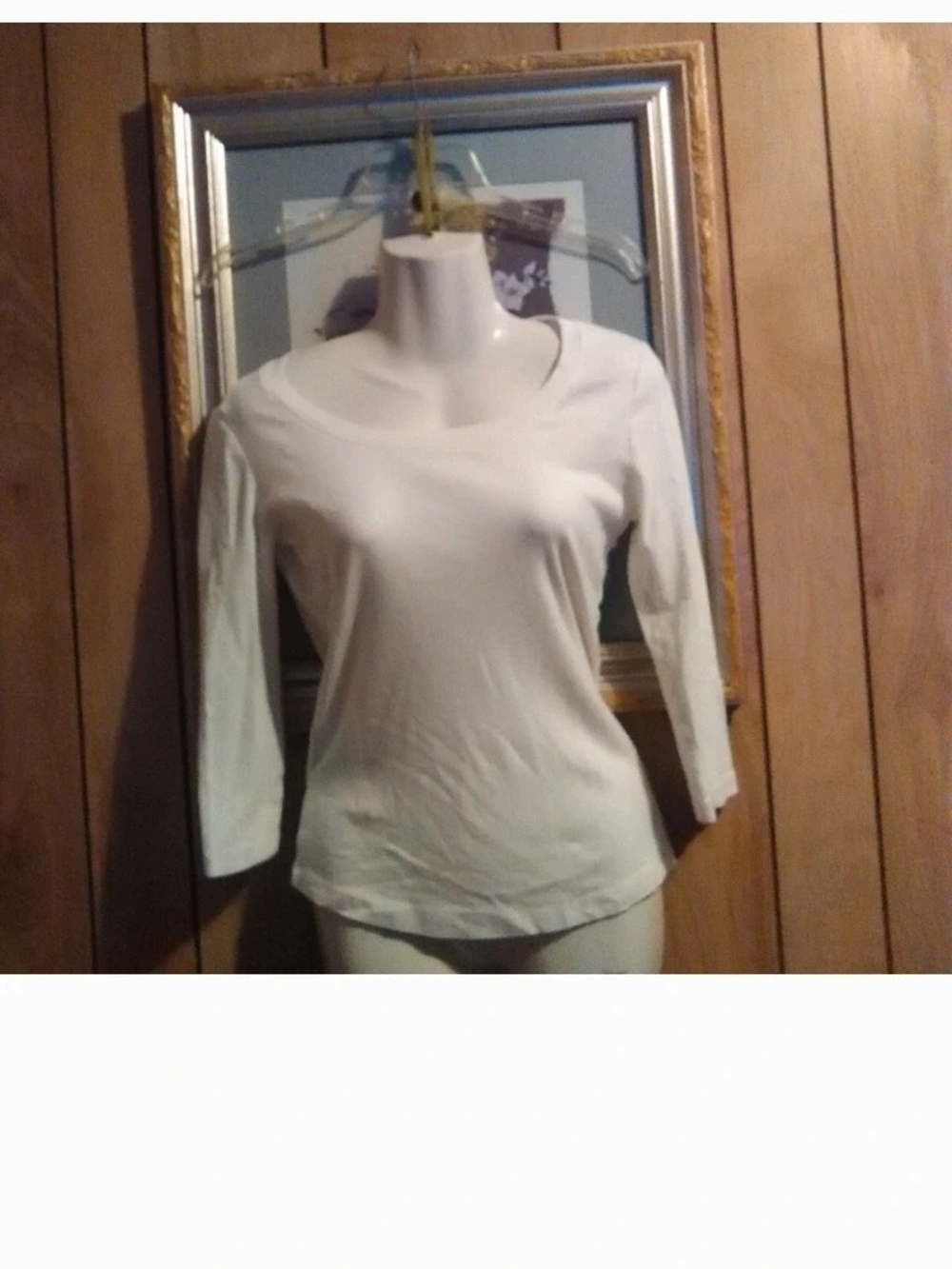 Tyler Boe White Long-Sleeve Crewneck Tee